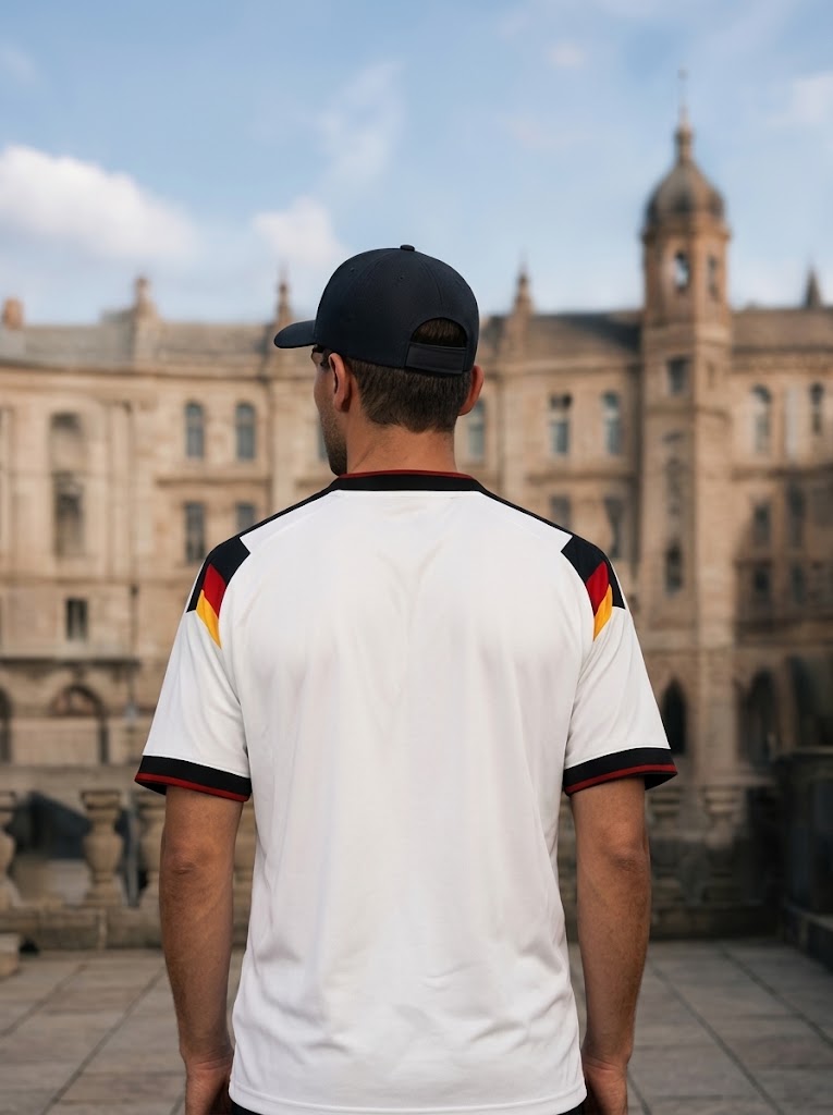 Germany fan jersey lifestyle